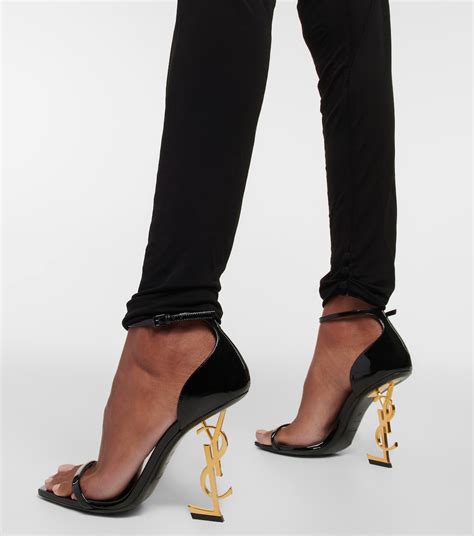 talon ysl opyum|Sandales Opyum 110 en cuir verni en noir – Saint Laurent.